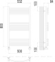 Полотенцесушитель Terminus Классик П16 500х800 Полотенцесушитель Terminus Классик П16 500х800