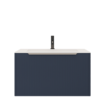 Тумба под раковину Creto Luna Blue 80 см 17-Bl80B