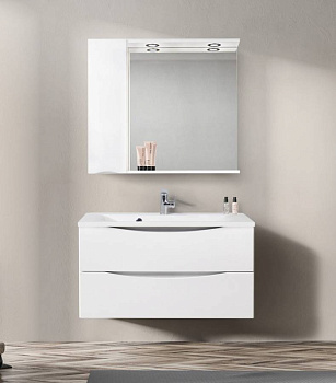 Шкаф подвесной BelBagno MARINO-SPC-900/750-1A-BL-P-R Шкаф подвесной BelBagno MARINO-SPC-900/750-1A-BL-P-R