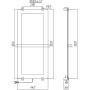 Полотенцесушитель электрический Allen Brau Infinity 100x44 8.21002.GL (без креплений) Полотенцесушитель электрический Allen Brau Infinity 100x44 8.21002.GL (без креплений)