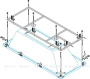 Металлический каркас для акриловой ванны CEZARES EMP-180-80-MF-R