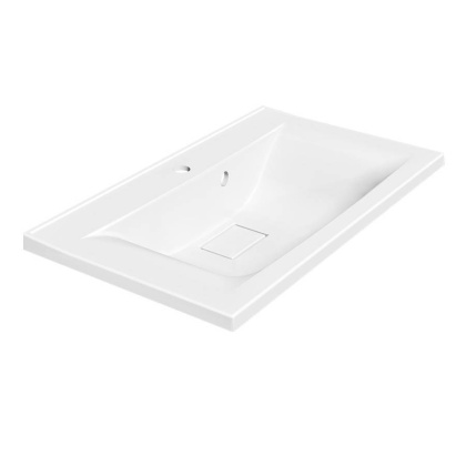 Раковина VCB-3M750W из искусственного камня, цвет белый Раковина VCB-3M750W из искусственного камня, цвет белый