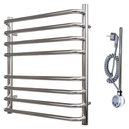 Полотенцесушитель электрический Point Нептун премиум PN09156SE П8 500x600 левый/правый, хром Полотенцесушитель электрический Point Нептун премиум PN09156SE П8 500x600 левый/правый, хром