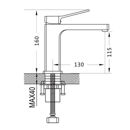 Смеситель для раковины Shevanik S99 S9901