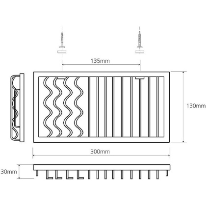 Полочка для мыла - мыльница Полочка для мыла - мыльница