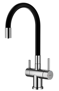 Смеситель Splenka для кухни с гибким изливом с подключением к фильтру питьевой воды S70.64.05 Смеситель Splenka для кухни с гибким изливом с подключением к фильтру питьевой воды S70.64.05