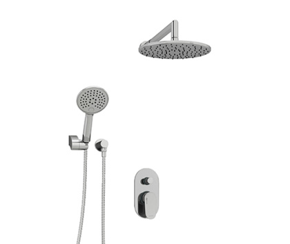 A14030 Встраиваемый комплект для душа с верхней душевой насадкой и лейкой Wasserkraft A14030 Встраиваемый комплект для душа с верхней душевой насадкой и лейкой Wasserkraft