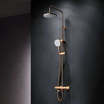 F0785A544 X-Joy, душ.система:  см-ль д/ванны/душа с ТМС, душ.штанга,верх.душ 220мм, руч.душ,роз.золо F0785A544 X-Joy, душ.система:  см-ль д/ванны/душа с ТМС, душ.штанга,верх.душ 220мм, руч.душ,роз.золо