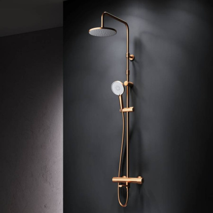 F0785A544 X-Joy, душ.система:  см-ль д/ванны/душа с ТМС, душ.штанга,верх.душ 220мм, руч.душ,роз.золо F0785A544 X-Joy, душ.система:  см-ль д/ванны/душа с ТМС, душ.штанга,верх.душ 220мм, руч.душ,роз.золо