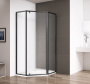 ECO-O-P-1-90-P-NERO Душевой уголок