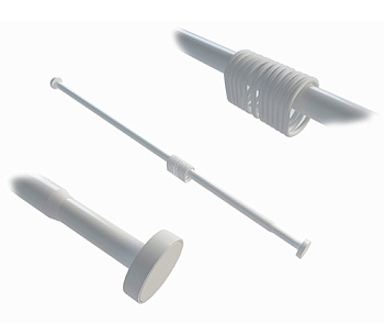 KКарниз для ванной Kammel, 200х5х5 см, белый, SC-831120