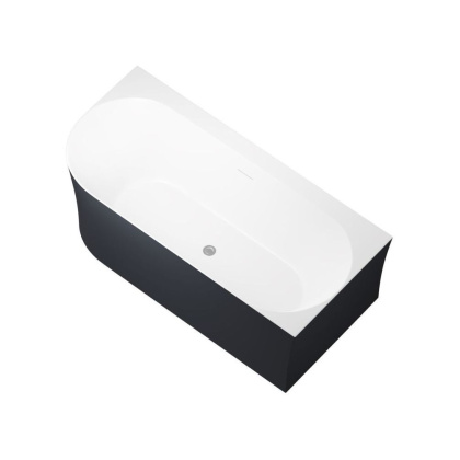 Акриловая ванна Allen Brau Priority 1700x780 2.31004.21B/AM антрацит/белый матовый, шт Акриловая ванна Allen Brau Priority 1700x780 2.31004.21B/AM антрацит/белый матовый, шт