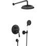 Душевая система встраиваемая Rose R0235H, черный Душевая система встраиваемая Rose R0235H, черный