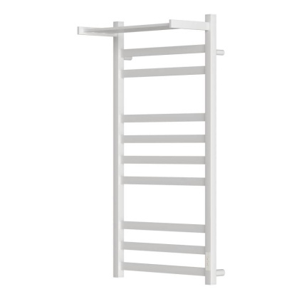 Полотенцесушитель электрический Point Меркурий PN83850PW П9 500x1000 с полкой, диммер справа, белый Полотенцесушитель электрический Point Меркурий PN83850PW П9 500x1000 с полкой, диммер справа, белый