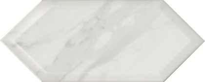 Плитка настенная грань 35009 Келуш Белый глянцевый (34см*14см*6,9мм) (9шт/0,709м2) Мрамор, м2