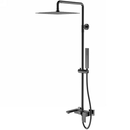 Стойка для душа QUBIC Shine Gun Metal Стойка для душа QUBIC Shine Gun Metal