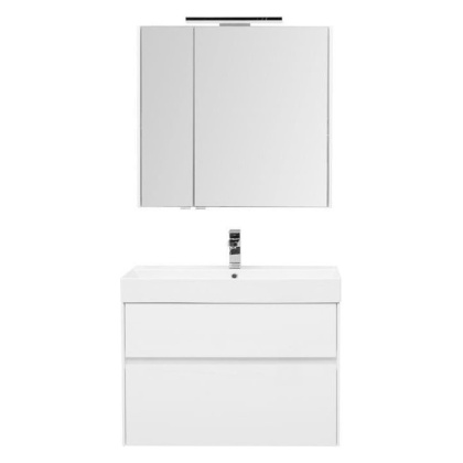Мебель для ванной Aquanet Бруклин 85 белый Мебель для ванной Aquanet Бруклин 85 белый
