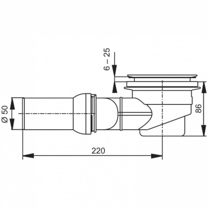 Сливной гарнитур для душевого поддона GROHE, горизонтальный (49534000) Сливной гарнитур для душевого поддона GROHE, горизонтальный (49534000)
