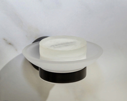 Мыльница Bemeta Dark 104108040 Черная Мыльница Bemeta Dark 104108040 Черная