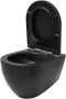Чаша подвесного унитаза Allen Brau Reality 4.32006.31 черный матовый Чаша подвесного унитаза Allen Brau Reality 4.32006.31 черный матовый