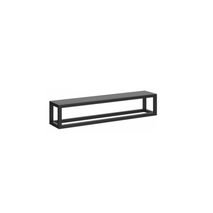 Полка PLAZA Next подвесная 55, черная матовая PL.N.sh.55\BLK