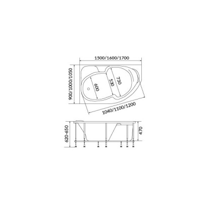 Панель FINA 160x100 R/L FLAT Панель FINA 160x100 R/L FLAT
