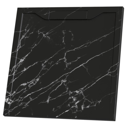 Душевой поддон квадратный RGW STE MB Черный мрамор 900x900 Душевой поддон квадратный RGW STE MB Черный мрамор 900x900