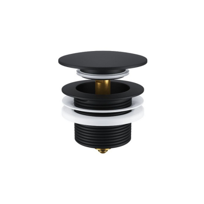 Донный клапан Excellent Click-clack для отдельностоящей ванны ARIN.2485.01BL (черная) Донный клапан Excellent Click-clack для отдельностоящей ванны ARIN.2485.01BL (черная)