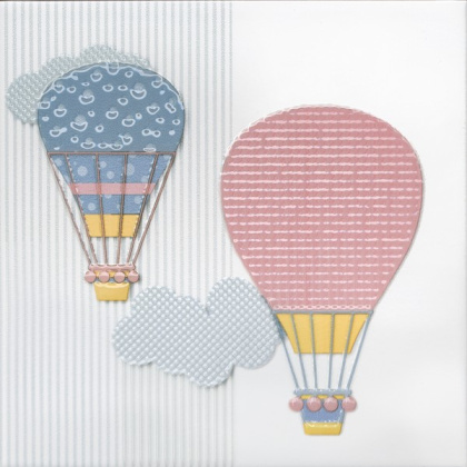 Керамический декор VT\A369\5009 Бон Вояж голубой, розовый (20см*20см*6,9мм) (10шт/0,4м2) Аэростат 1, шт Керамический декор VT\A369\5009 Бон Вояж голубой, розовый (20см*20см*6,9мм) (10шт/0,4м2) Аэростат 1, шт