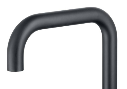 Смеситель для кухни AQUATEK (квадратный излив), матовый черный AQ1083MB 