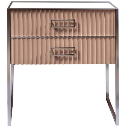 Тумба MONACO 80см h74см капучино глянец + хром под раковину чашу 867-080-CPCR Boheme