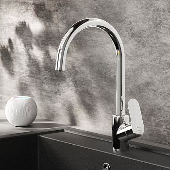 Смеситель Для кухни с каналом для питьевой воды, Хром F8007700 Like