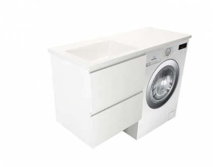 Тумба подвесная под умывальник Dallas Luxe 1200х482 2 ящика (ШхГхВ) 548х476х607