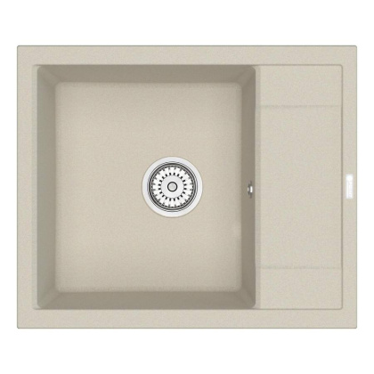 Мойка кухонная Point Римо 60 PN3010BG, светло-бежевый Мойка кухонная Point Римо 60 PN3010BG, светло-бежевый