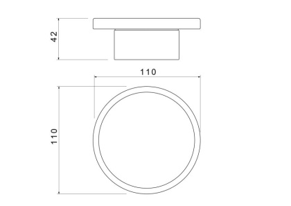 Мыльница настольная AQUATEK, матовый черный AQ4426MB ЛИРА