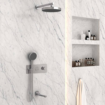 Душевой комплект VSFW-432TI2CH встраиваемый, хром