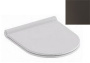 Сиденье с крышкой (soft close, slim) Taormina/Jet Flush,дюропласт, матовый коричневый, A0333-025, шт