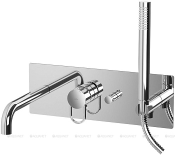 Смеситель для ванны с душем Paffoni Joker JK001CR (с внутренней частью)