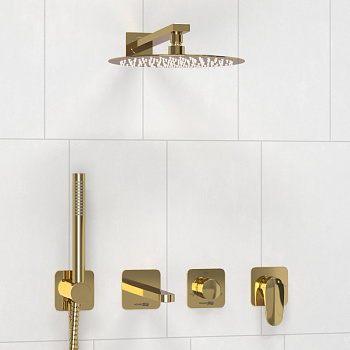 A2151.278.279.183.208.280.197.281 Встраиваемый комплект для ванны с верхней душевой насадкой, лейкой A2151.278.279.183.208.280.197.281 Встраиваемый комплект для ванны с верхней душевой насадкой, лейкой