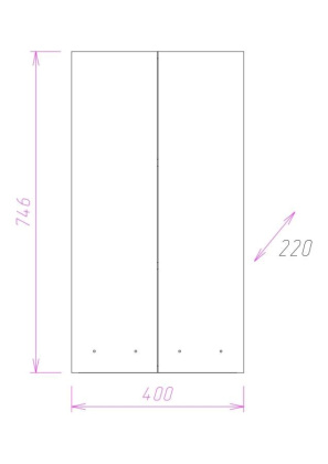 Шкаф Onika Кредо 40 подвесной, белый Шкаф Onika Кредо 40 подвесной, белый