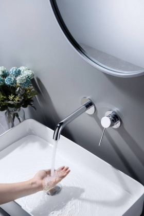 Смеситель Timo Saona 2372/00SM для раковины скрытого монтажа, хром