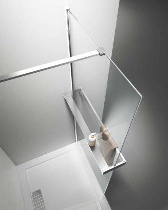 Душевая перегородка Walk-In HR VSW-4HR800CL, 800*2000, хром, стекло прозрачное