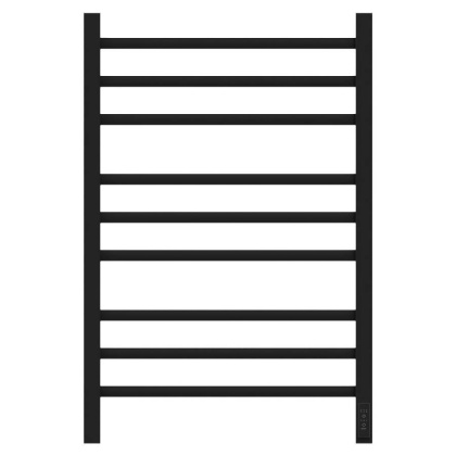 Полотенцесушитель электрический Point Вега PN71858B П9 500x800, диммер справа, черный Полотенцесушитель электрический Point Вега PN71858B П9 500x800, диммер справа, черный