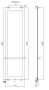 Полотенцесушитель электрический Allen Brau Infinity 160x44 с рейлингом 2.0 и креплением, серебро браш Полотенцесушитель электрический Allen Brau Infinity 160x44 с рейлингом 2.0 и креплением, серебро браш