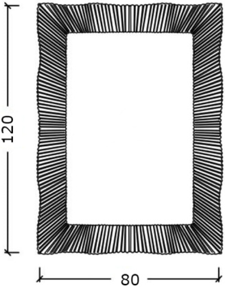 Зеркало SOHO антик патина, 80х120 517 Boheme Зеркало SOHO антик патина, 80х120 517 Boheme