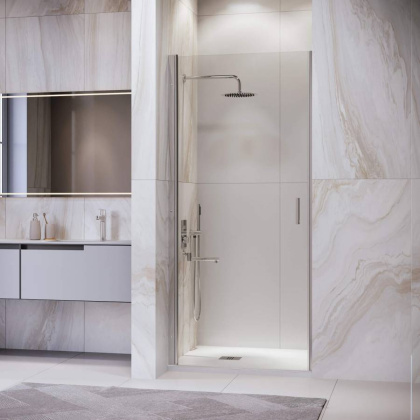 Душевая дверь  60*195 RGW LE-003 Хром/Прозрачное/6 мм
