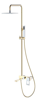 Стойка для душа Q GoldChrome_Комплект Стойка для душа Q GoldChrome_Комплект
