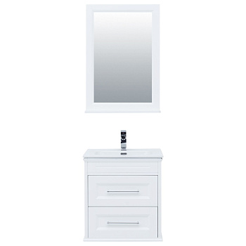Комплект мебели для ванной Aquanet Бостон М 60 белый матовый Комплект мебели для ванной Aquanet Бостон М 60 белый матовый
