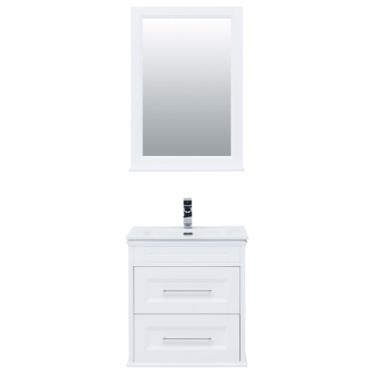Комплект мебели для ванной Aquanet Бостон М 60 белый матовый Комплект мебели для ванной Aquanet Бостон М 60 белый матовый