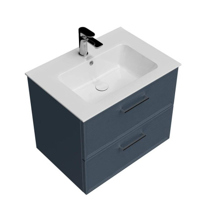 Тумба PIANO Classic подвесная 65 см, 2 ящика, ясень синий матовый PIA.CL.65\BLU.M Тумба PIANO Classic подвесная 65 см, 2 ящика, ясень синий матовый PIA.CL.65\BLU.M